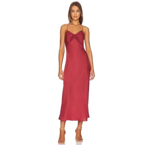 Favorite Daughter Envy Slip Dress in Merlot NWT Large - Picture 1 of 14